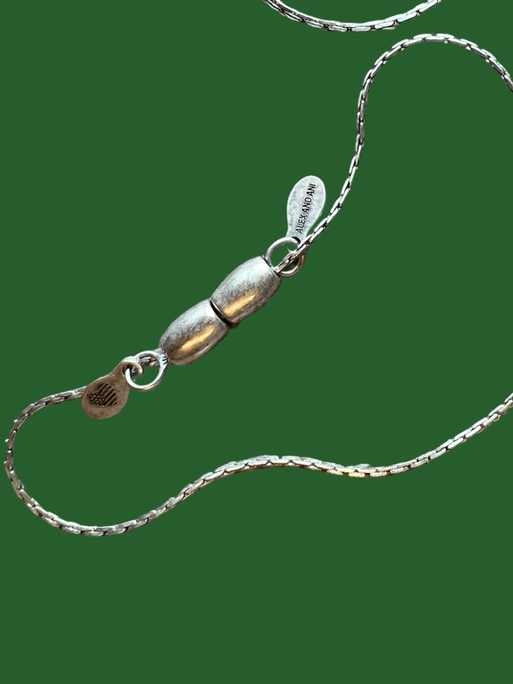 Alex and Ani Silver Oval Shaped Cross Sunburst Pendant Necklace - Silver-tone - Picture 4 of 6